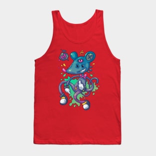 Mouse strange funny pose cartoon Tank Top